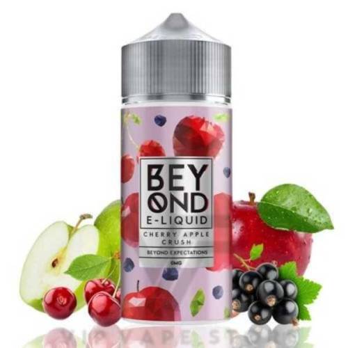 Beyond Cherry Apple Crush 100ml fusion of sweet and tangy flavor, e-liquid that combines the juicy taste of ripe cherries and crisp apples.