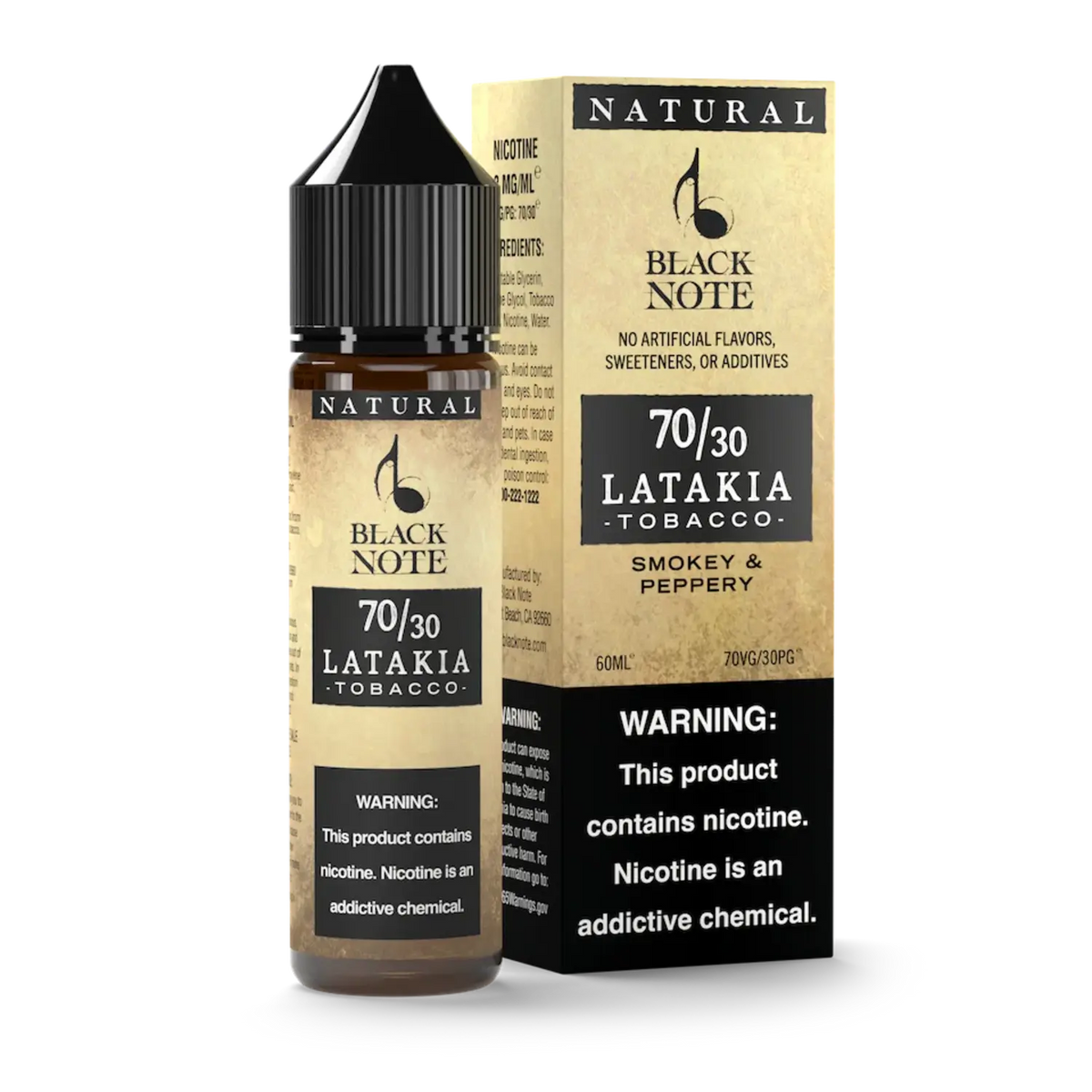 Black Note Latakia tobacco 60ml 3mg 6mg 12mg 18mg price in Pakistan