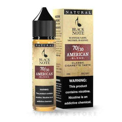 Craving a classic American tobacco vape? Black Note American Blend (60ml) delivers a smooth and satisfying experience that captures the essence of well-known cigarette brands. This larger bottle caters to frequent vapers, offering extended enjoyment of this familiar and comforting flavor.