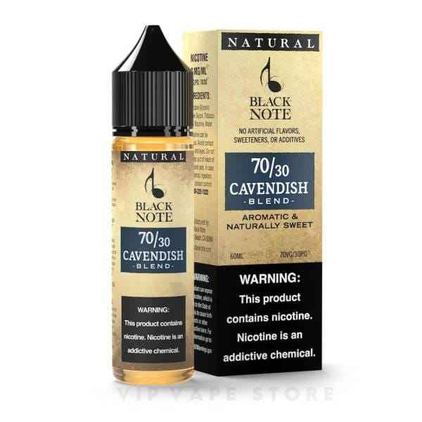 Experience the rich, smooth flavor of <strong>Black Note Cavendish tobacco 60ml tobacco flavor</strong>&nbsp;bottle. Made with a 70VG-30PG blend, it offers a satisfying throat hit and dense clouds. Perfect for those looking for a premium tobacco e-liquid without any artificial flavors or chemicals.