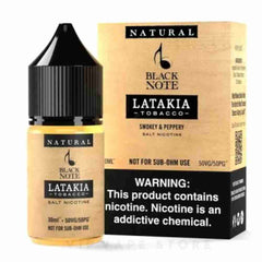 Black Note Latakia tobacco 30ml - Bold & smoky tobacco flavor. Authentic Latakia flavor for a unique, intense experience. Naturally extracted tobacco