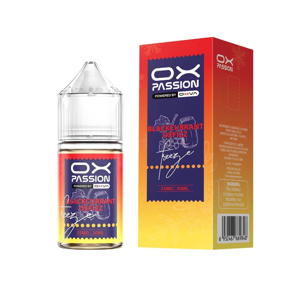 Blackcurrant Oxfizz Ox Passion Freeze 30ml at Pakistan's best price Vape store
