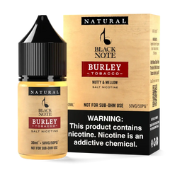 Black Note Burley Tobacco 30ml 30mg 50mg price in Pakistan only at VIP vape shop