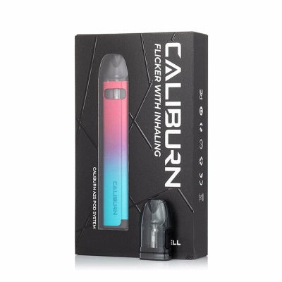 Caliburn A2S Pod System&nbsp;Featuring a meshed coil, a Type-C port, and a 2 ml facet refilling pod, CALIBURN A2S is a super pod for flavorful vapor. Its obvious pod is particular and elegant. CALIBURN emblem will flash at some point of the vaping process&nbsp;with its high-quality lights.