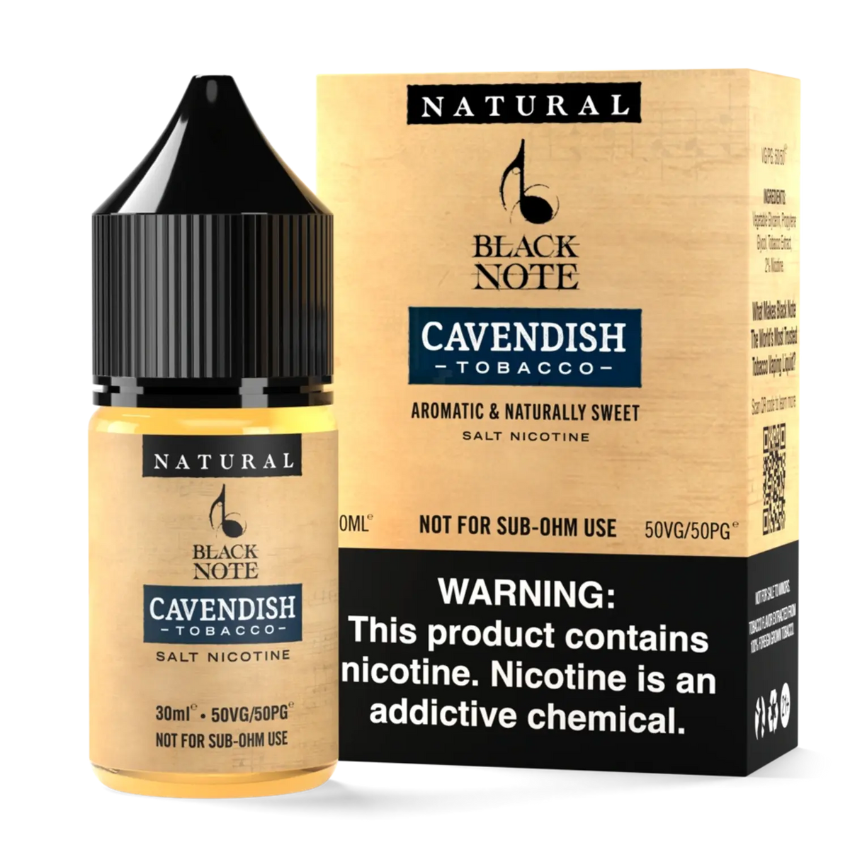 Black Note Cavendish Tobacco 30ml buy online with best price at VIP vape store only in Pakistan 30mg and 50mg