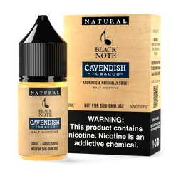 Black Note Cavendish Tobacco 30ml buy online with best price at VIP vape store only in Pakistan 30mg and 50mg