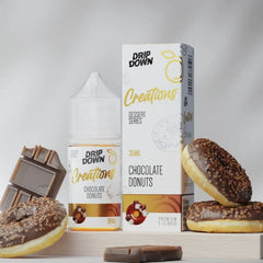 Chocolate donuts drip down creations 30ml 35mg 50mg best price online