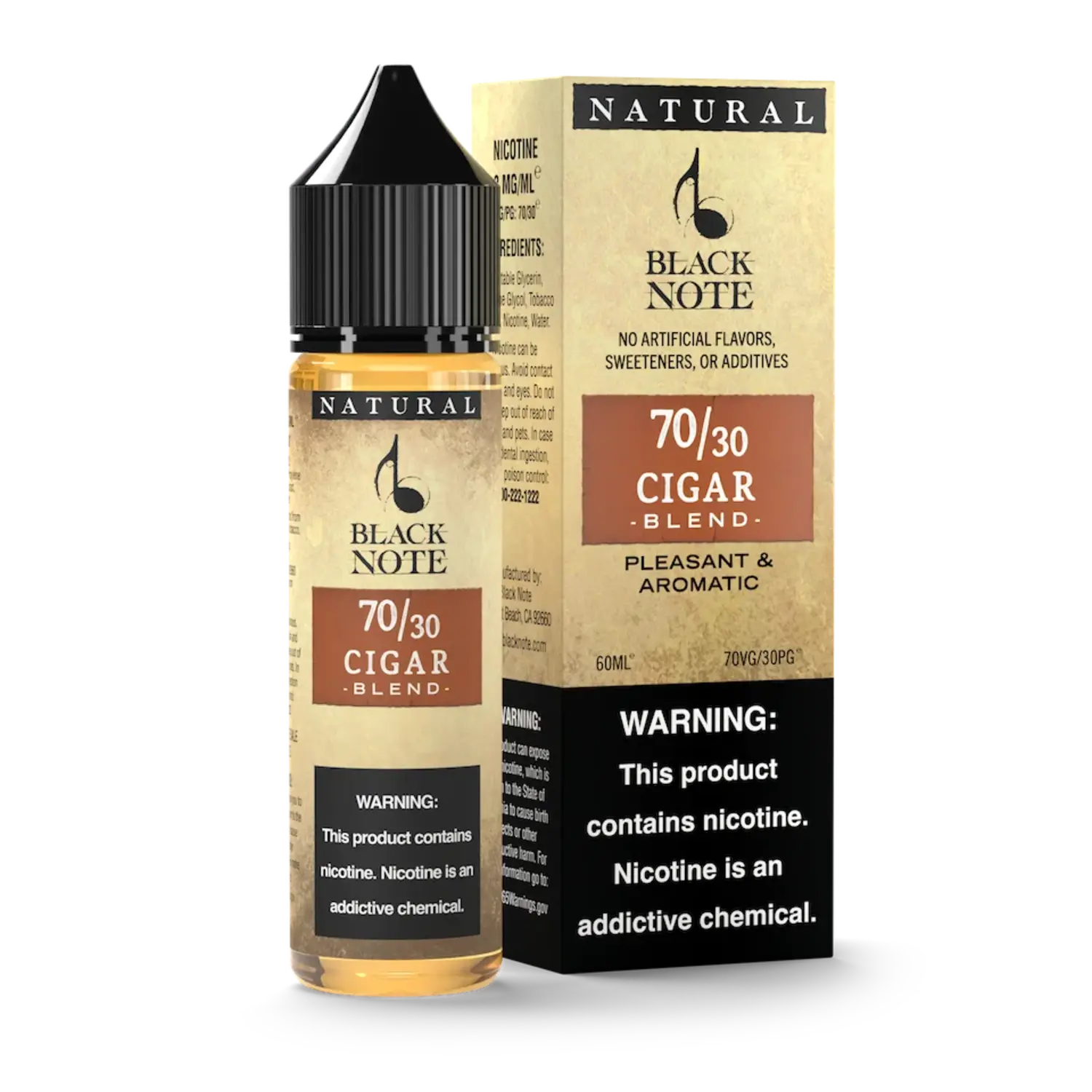 Black Note Cigar tobacco 60ml ( 70VG-30PG ) 3mg 6mg 12mg 18mg buy online best price