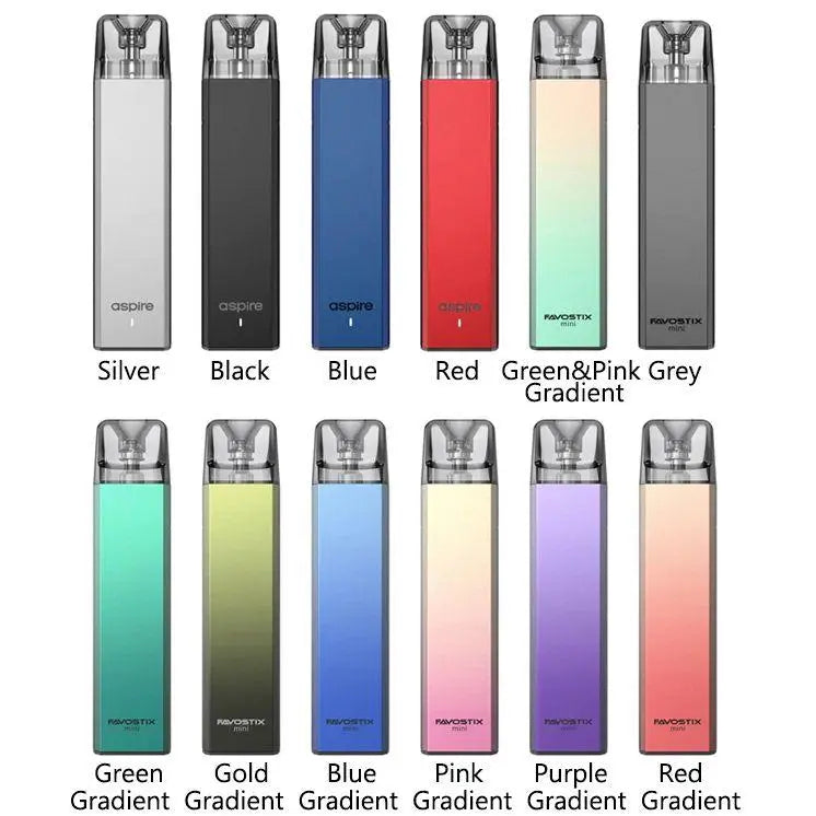 All new colors of favostix mini aspire