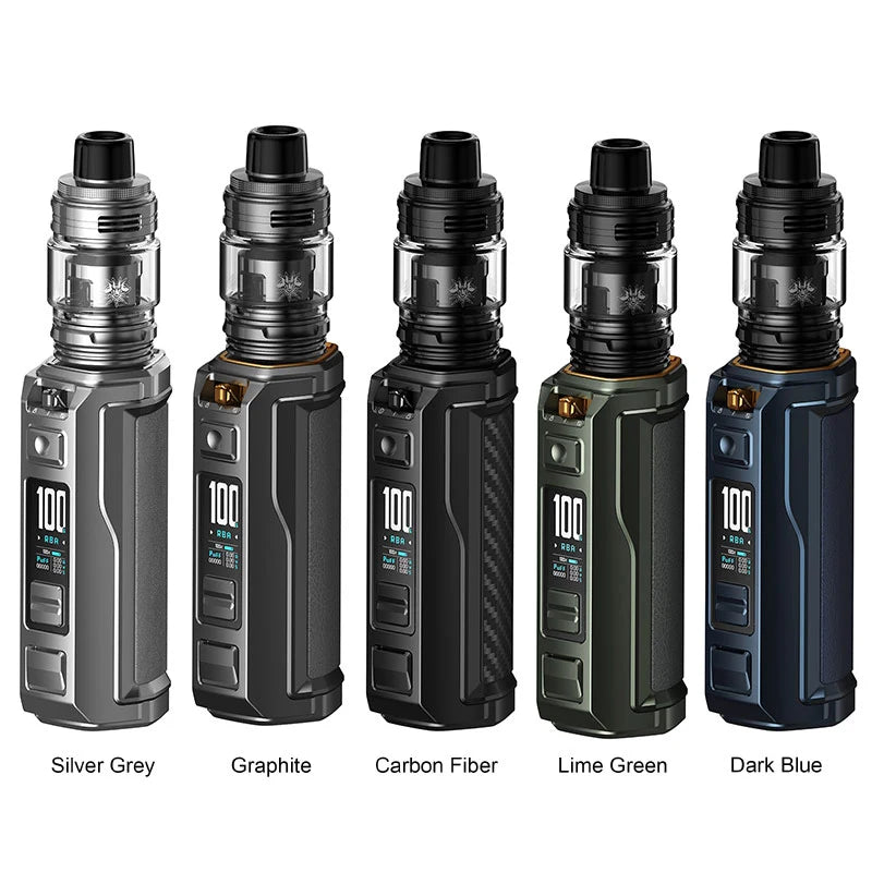 All 7 colors of Voopoo Argus XT 100w starter vape system device