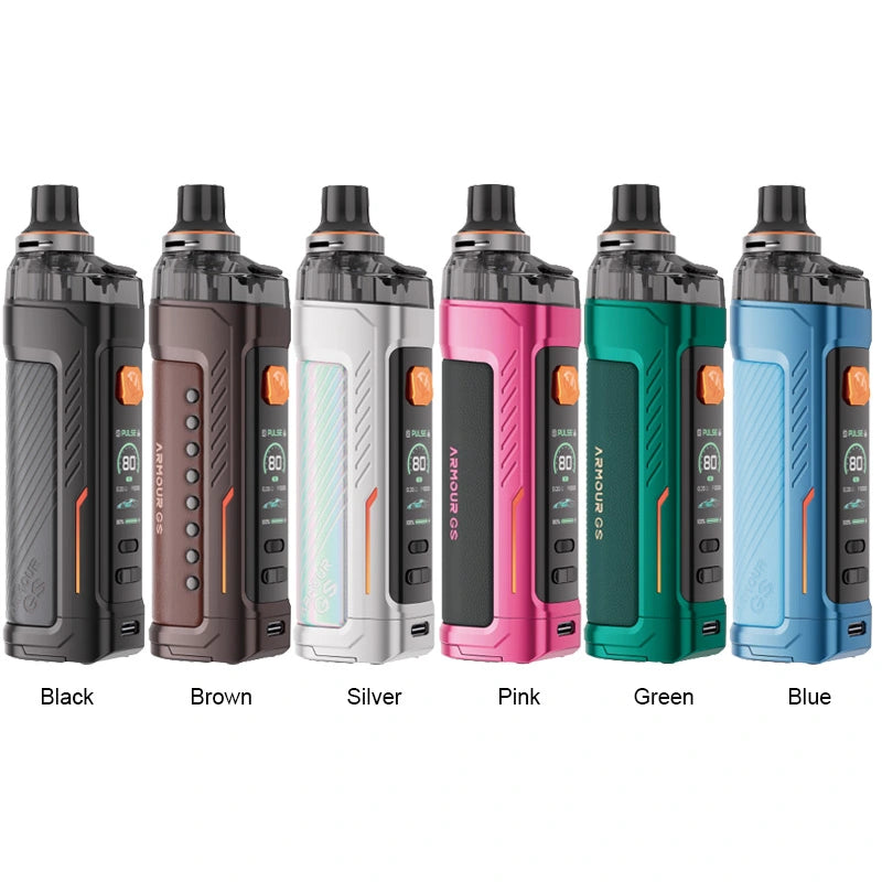 6 unique style colors of Vaporesso Armour GS pod mod vape