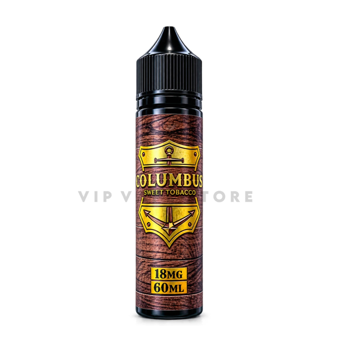 Columbus sweet tobacco mega 60ml E-juice blends rich notes with sweet vanilla and creamy custard. Buy 0mg to 18mg nicotine level for vape and pod kit.
