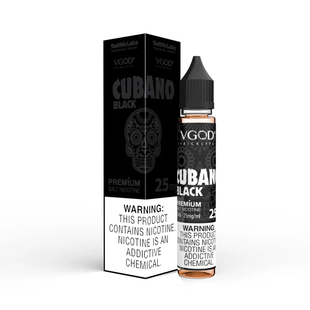 VGOD Cubano black 30ML 25mg 50mg