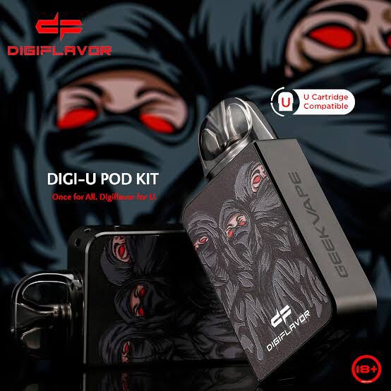 Geekvape Digi U pod kit 20w&nbsp;1000mAh is a fashionable transportable that includes U series replacement pod. The custom designed sample stands for a loose style. A easy facet slide is made for easy airflow control.1000mAh battery helps a whole-day use. It seems elegant with the lanyard that comes with inside the package.