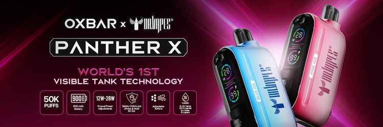Sale offer on best vape shop Pakistan, Buy 20mg and 50mg nicotine Drvapes Panther X oxbar vape.