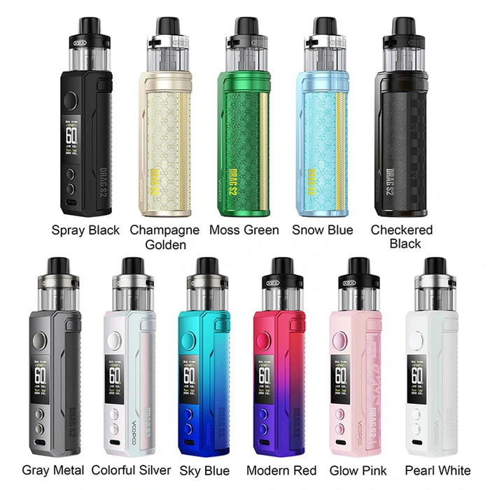 Old previous colors od pod mod kit 80w vape Drag s2 design by Voopoo