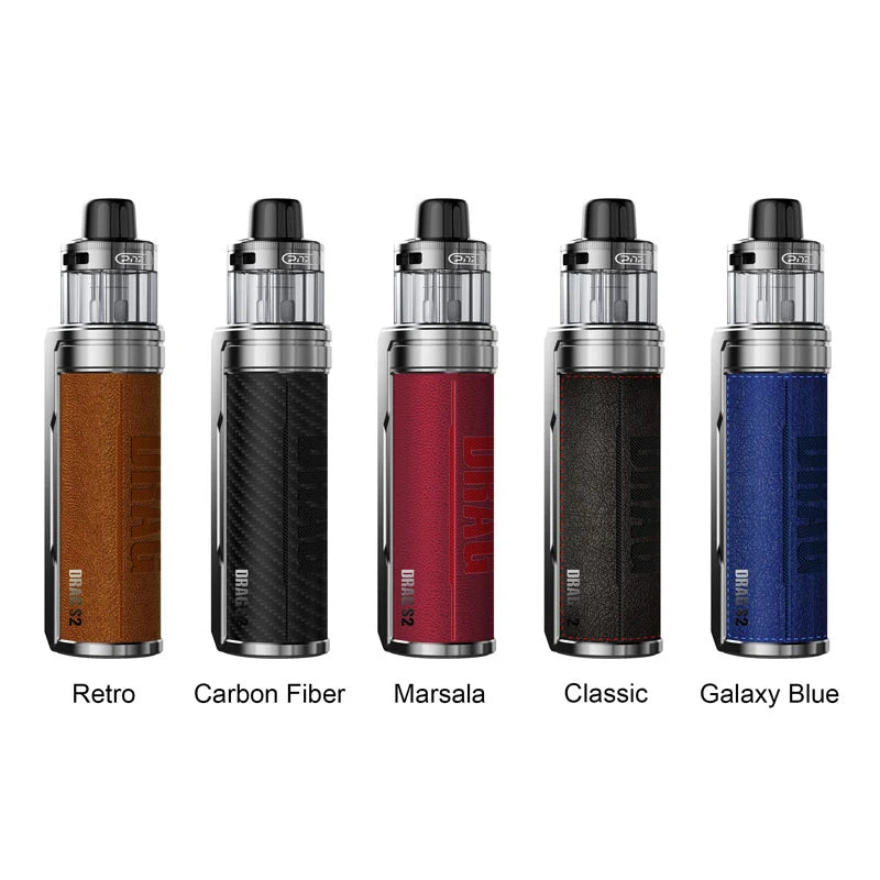 New 2024 arrival colors of 80w pod mod vape kit Drag s2