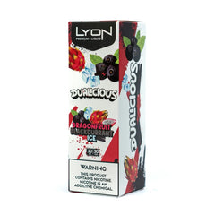 Dragon Fruit Blackcurrant Ice Lyon Dualicious 30ml, blending tropical dragon fruit, rich blackcurrant and cool ice for a crisp fruit-berry profile.