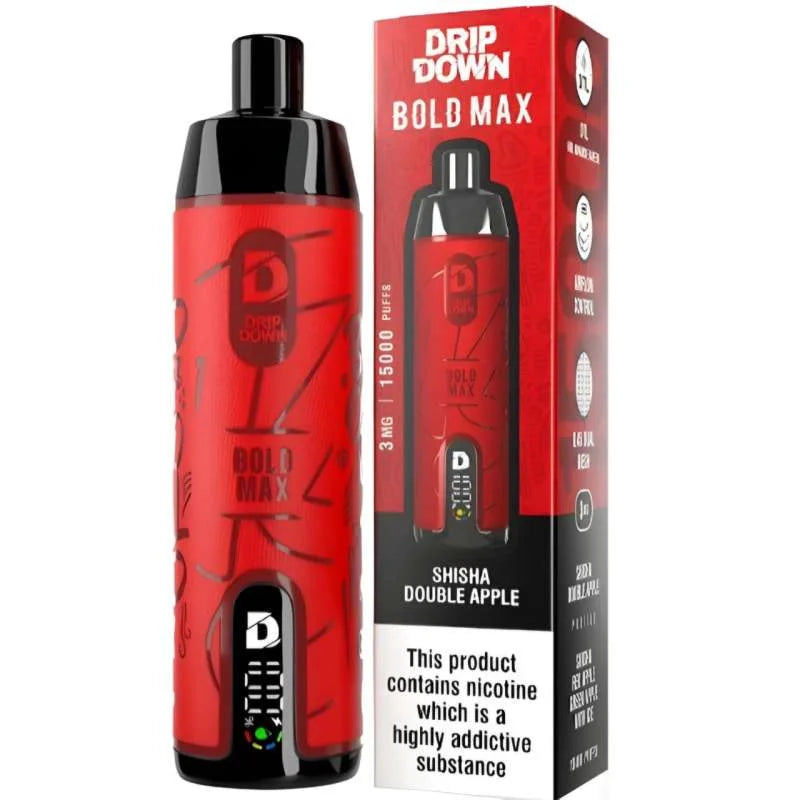 Drip Down Bold Max Disposable 15k Puffs price in Pakistan, avail discount offer at VIP vape