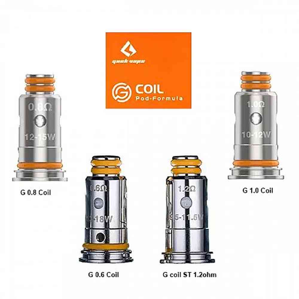 GeekVape G Coils are design for the GeekVape Aegis Pod System, wenax Stylus, wenax c1 pod kit