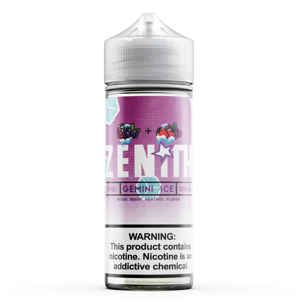 Zenith Ice E-liquid 120ml USA made