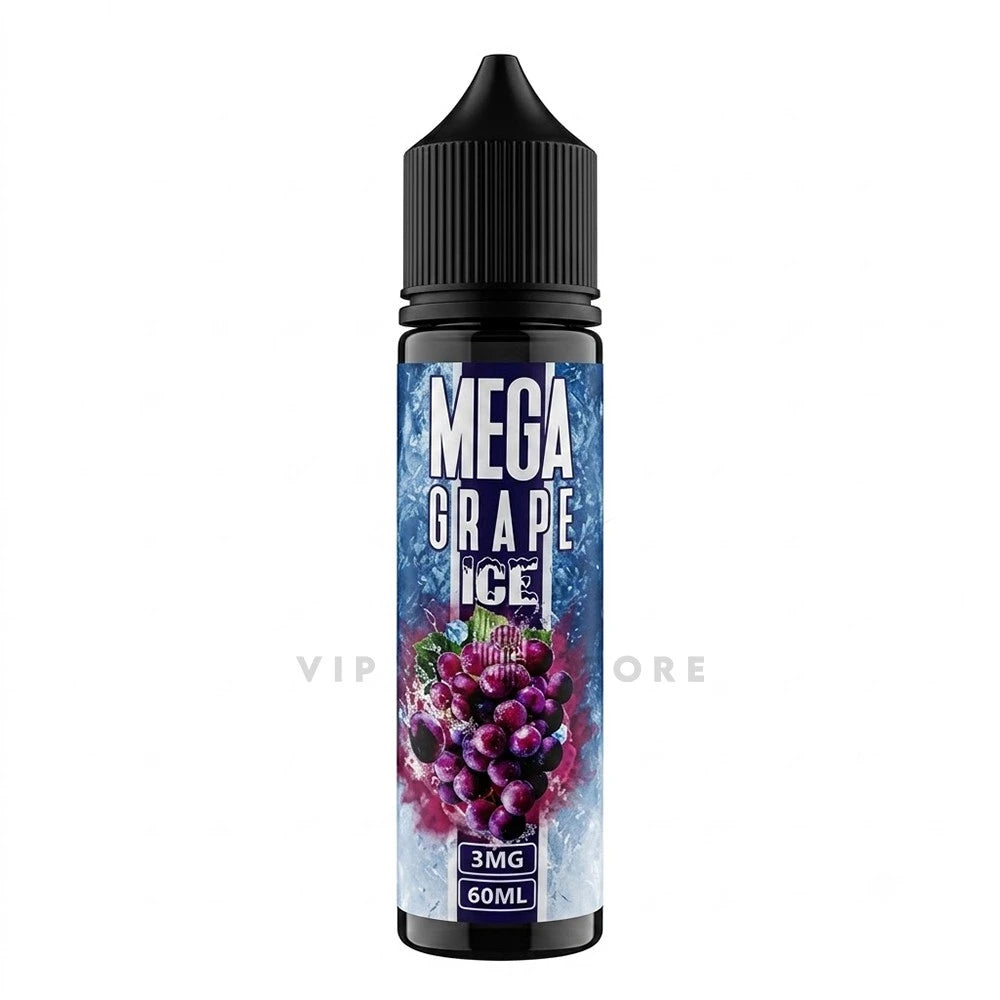 Grape Ice mega grand 60ml E-liquid in Pakistan at the best price, enjoy the refreshing combination of juicy ripe grapes ice and fast free delivery.