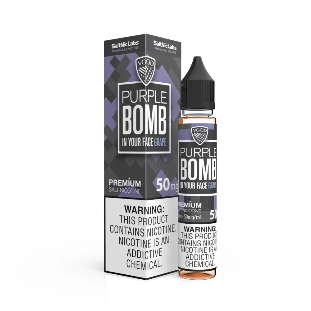 VGOD Purple Bomb 30ml nicotine salt flavor 25mg 50mg