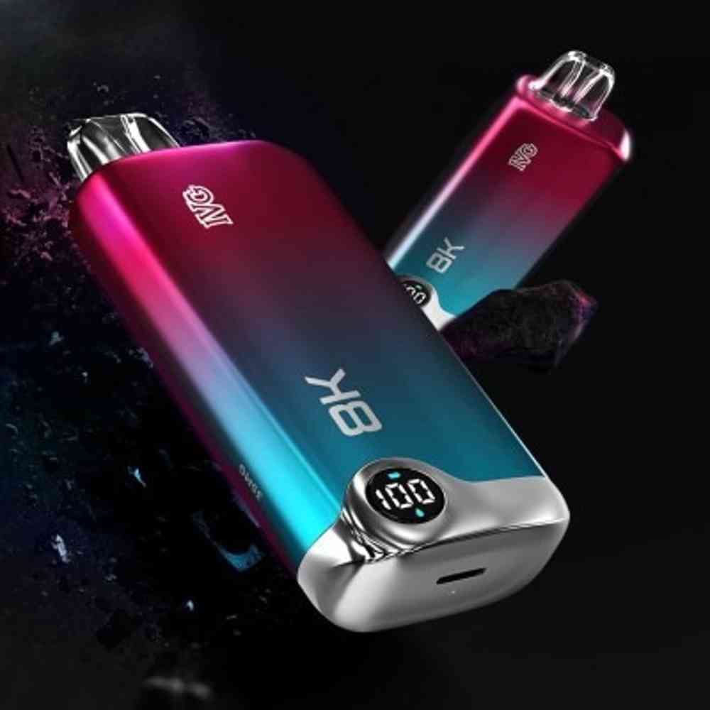 IVG Disposable 8000 puff available in 8 unique flavors with digital display and adjustable airflow 600 mah battery. Order now lowest price in Pakistan. Show lowest price in Pakistan