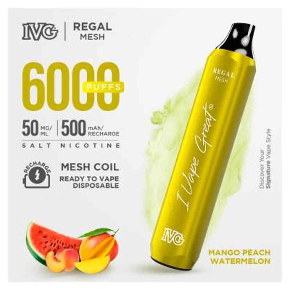 IVG 6000 puffs disposable - Regal mesh Vape store IVG 6000 puffs disposable - Regal mesh Vape store
