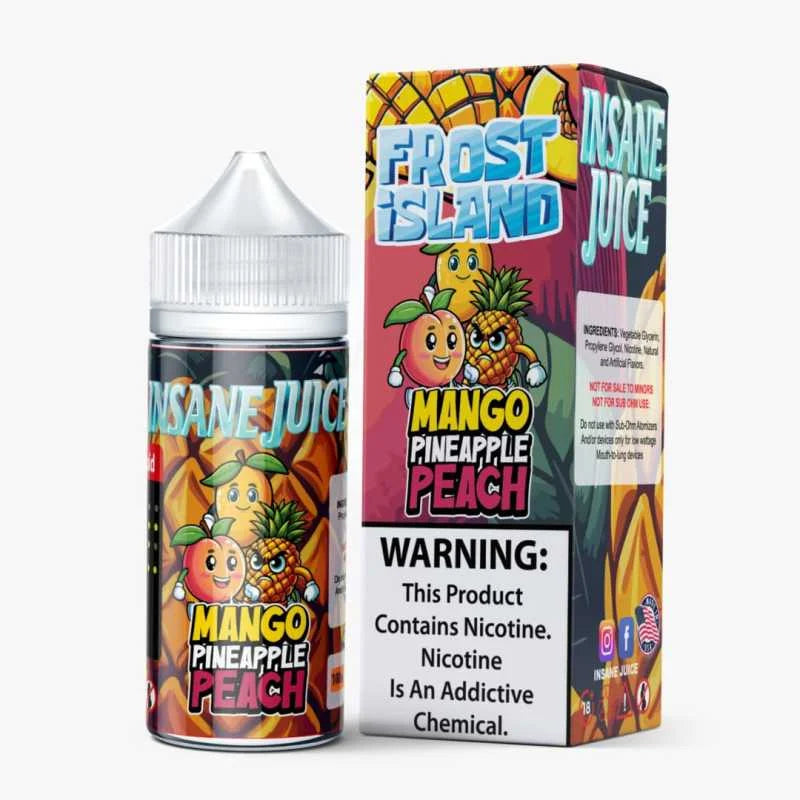 Insane Frost Island Freebase 100ml vape E-juice E-liquid