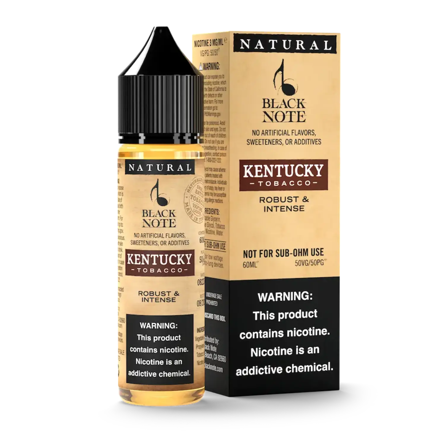 Black Note Kentucky tobacco legato 60ml ( 50VG-50PG ) buy online best price in Pakistan