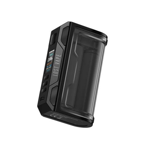 Black transparent color box mod vape