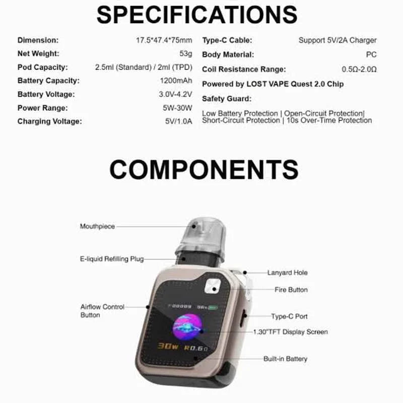 Lost Vape Ursa Baby 3 Pod Kit - LHR vape store Vape store Lost Vape Ursa Baby 3 Pod Kit - LHR vape store Vape store