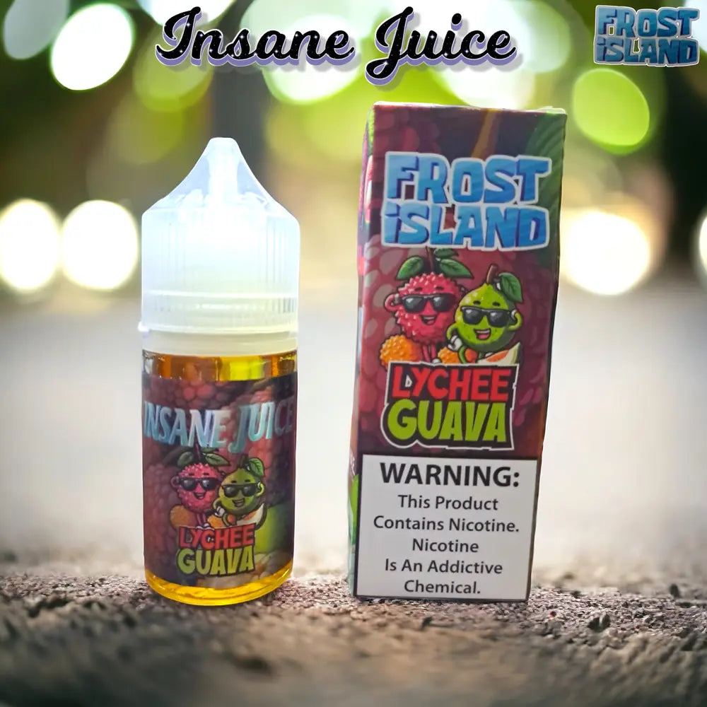 Lychee guava insane juice salt nicotine