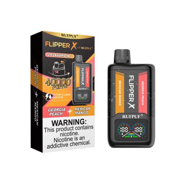 Rufpuf flipper x disposable vape 40000 puffs 28ml liquid