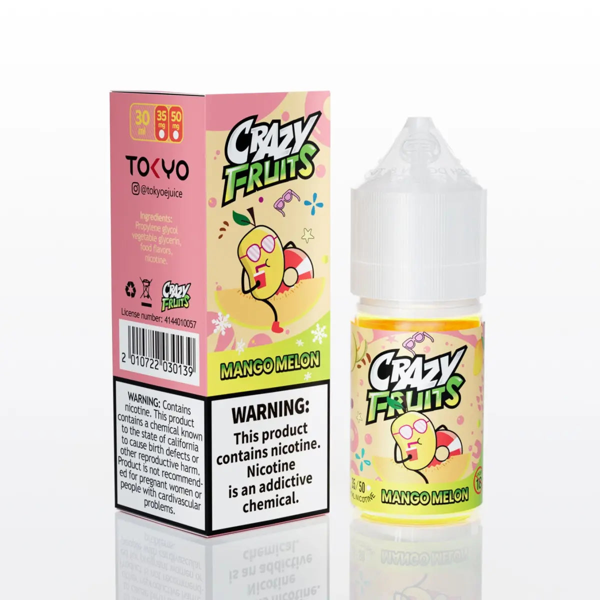 Mango from farm fresh trees, E-juice salt nicotine flavor