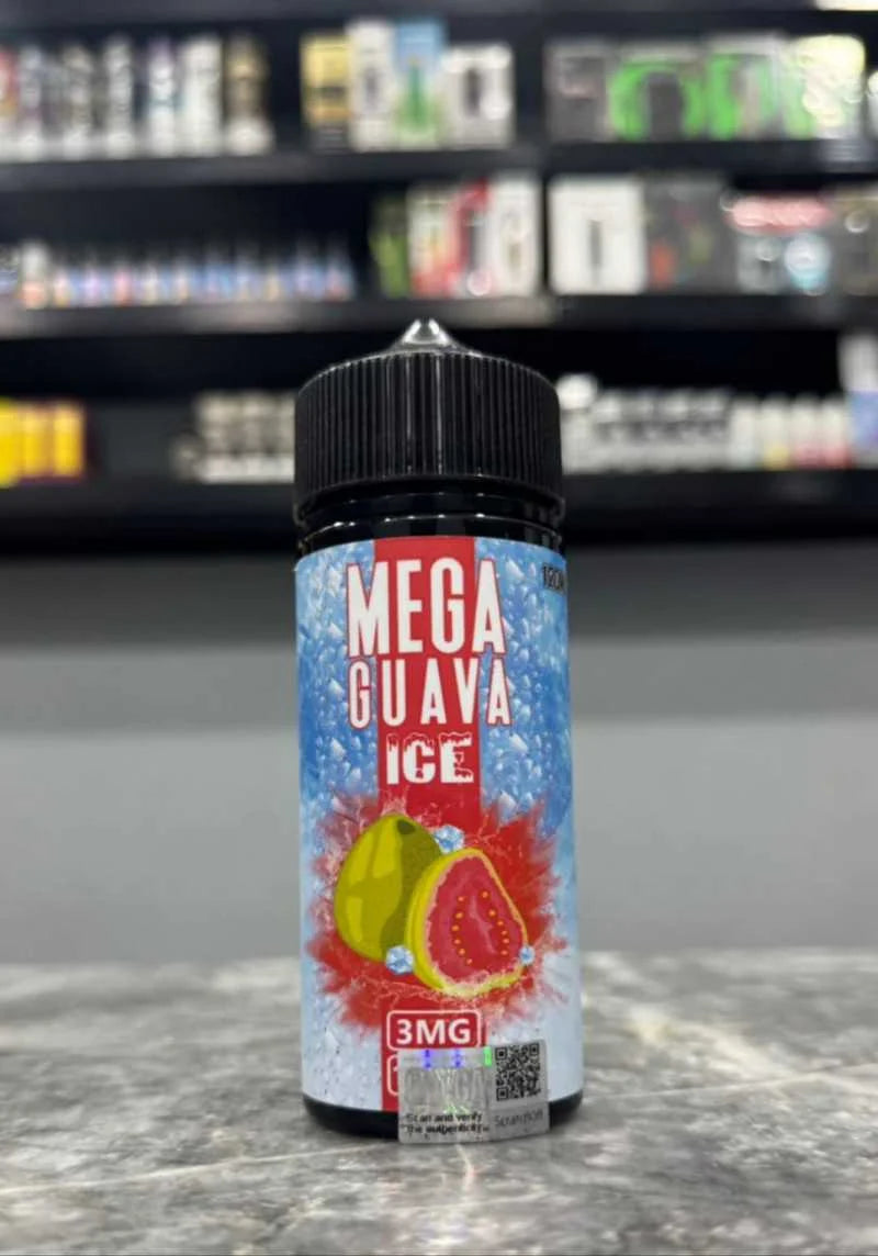 Guava ice Mega grand 120ml E-juice Best flavor 2025 for RTA RDA tank