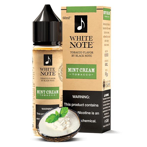 Black White note mint cream tobacco 60ml 3mg 6mg 12mg