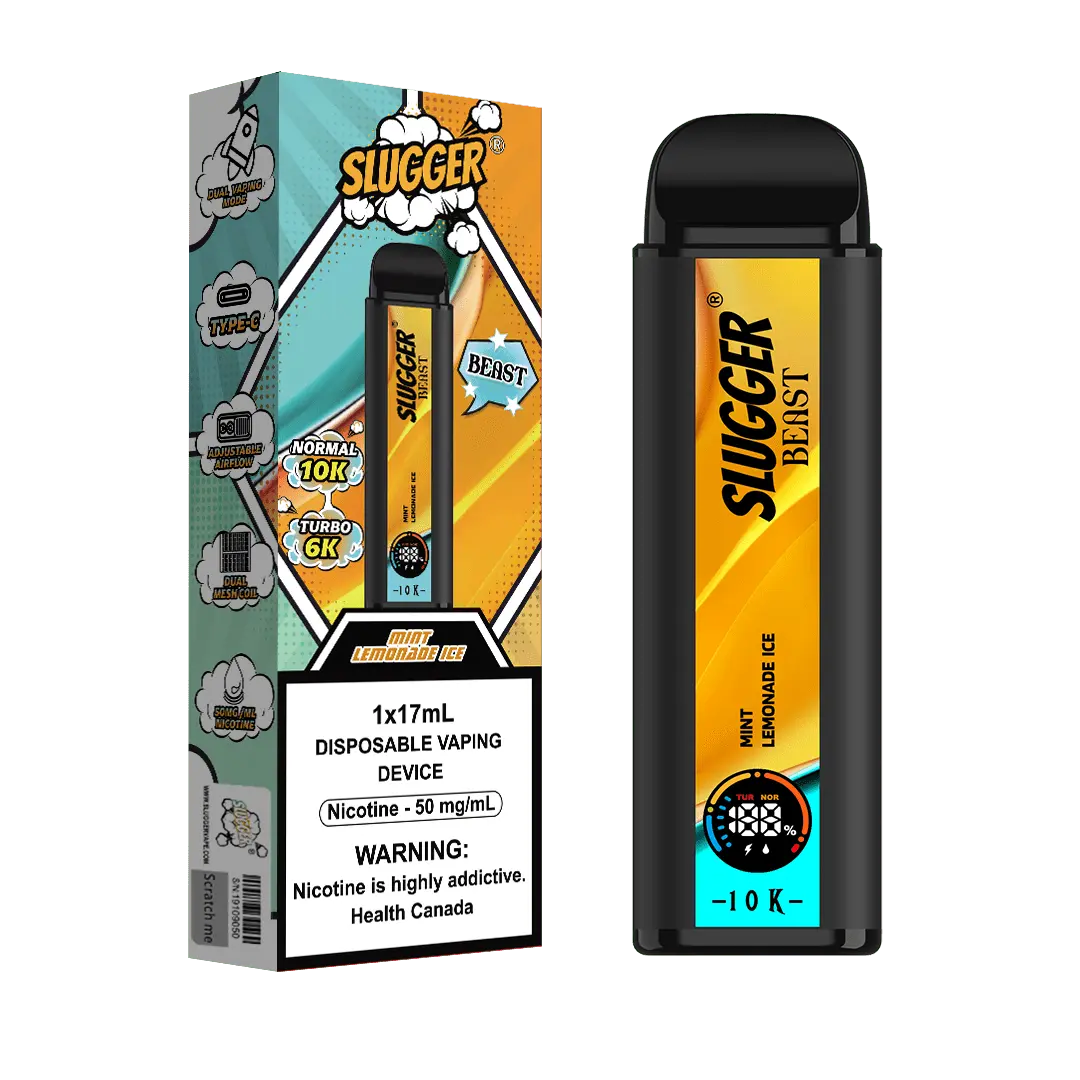 slugger disposable vape review Slugger beast 10k puffs disposable vape 50mg – Vape store