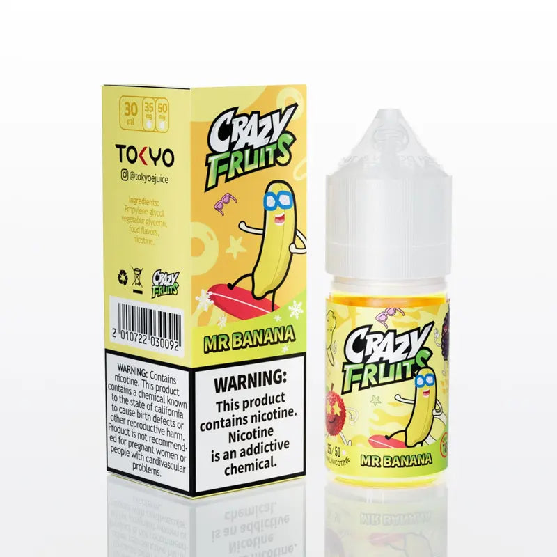 Tokyo crazy fruits 30ml ice salt nicotine flavor profile and reviews