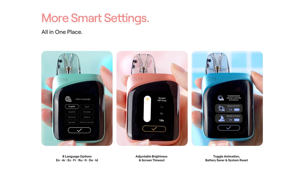 Modes and setting in G4