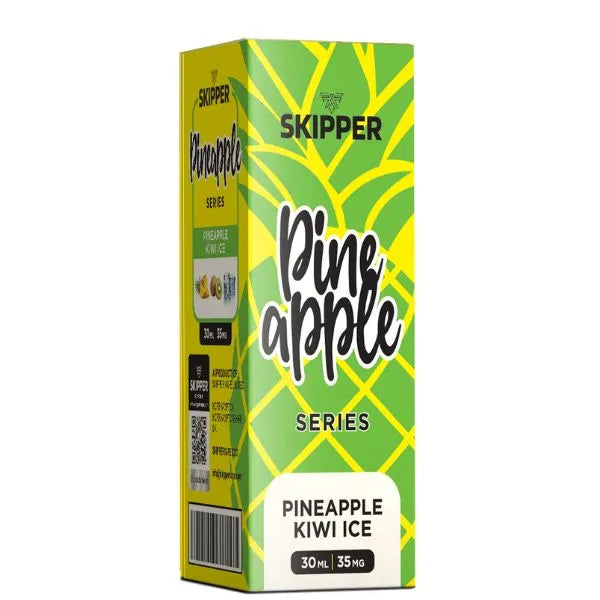 Skipper pineapple kiwi ice salt nicotine 30ml premium flavor nicsalt