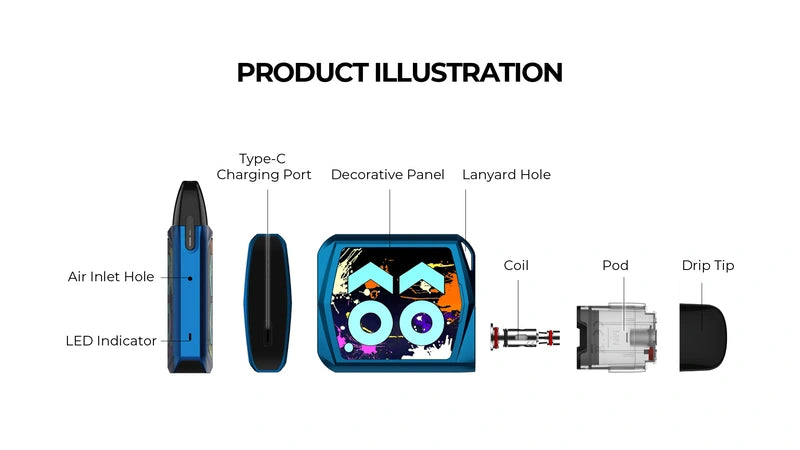 Features of uwell caliburn vape