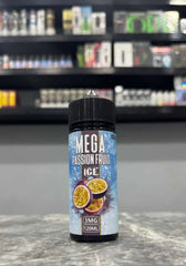 Passion Fruit Ice Mega E-Juice 120ml is a premium tropical ice vape juice available in Pakistan