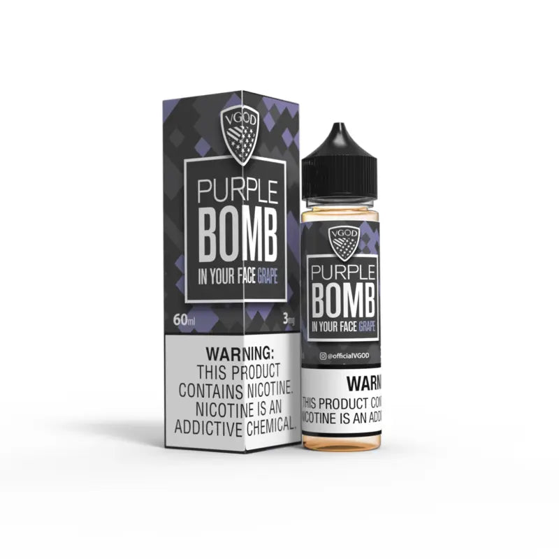 VGOD PURPLE BOMB 60ML E-juice E-liquid grape vape flavor sale discount price in Pakistan