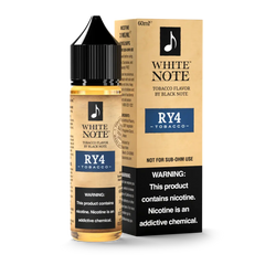 Black White Note RY4 sweet creamy tobacco 60ml price in Pakistan at VIP vape shop