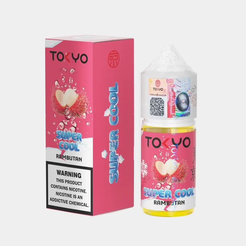 Rambutan Tokyo Super Cool 30ml nicotine salt new arrival pod kit system flavor