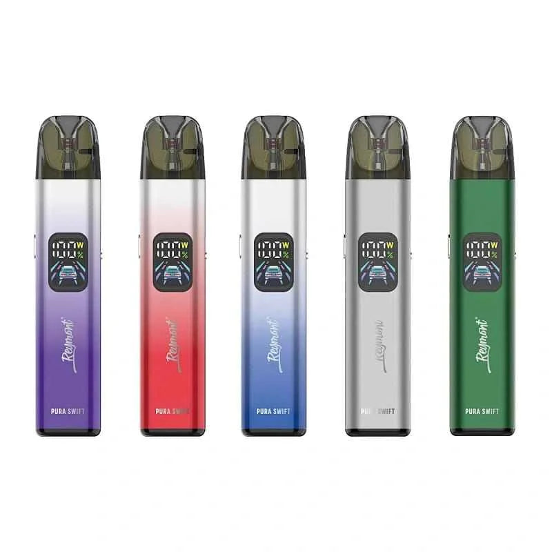 5 colors of Reymont pura swift vape device