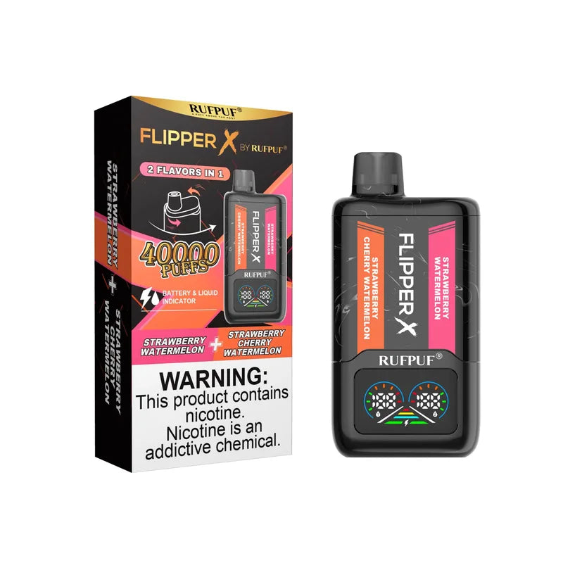 Rufpuf flipper x disposable vape 40000 puffs user reviews, un boxing and features