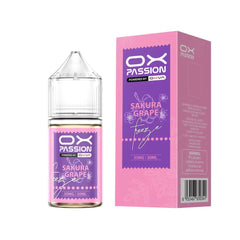 Oxva Nicsalt most selling flavor Sakura grape Ox Passion Freeze 30ml